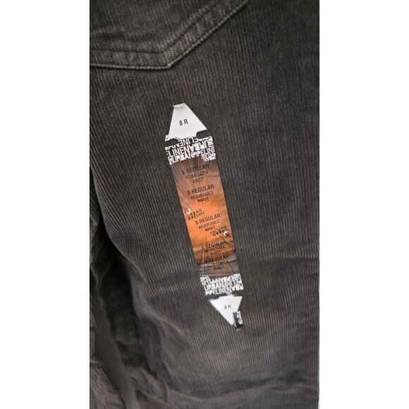 URBAN PIPELINE Corduroy Pants Adjustable Waist Grey Wash BOYS 8 Reg Boot NWT - Picture 4 of 9